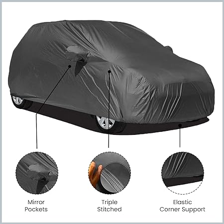 Autofurnish Premium Grey Car Body Cover For Tata Curvv 2024 ( Premium Grey)