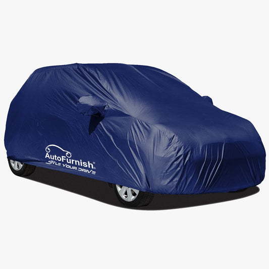 Maruti Estilo Car Body Cover, Heat & Water Resistant with Side Mirror Pockets (PARKER BLUE)