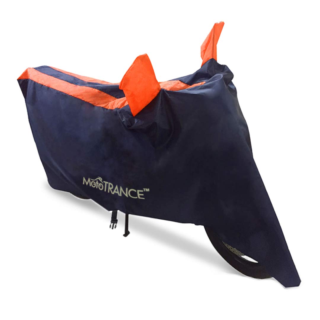 MotoTrance Arc Bike Body Cover For Honda Grazia - Interlock-Stitched Water and Heat Resistant with Mirror Pockets