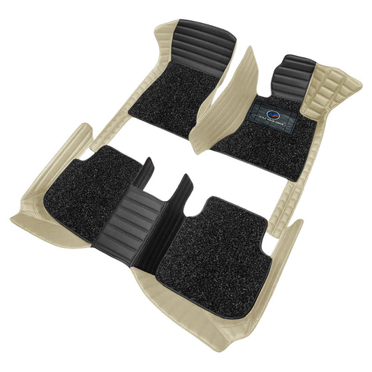 Autofurnish 9D Combination Custom Fitted Car Mats For KIA Carens (6 Seater) 2022