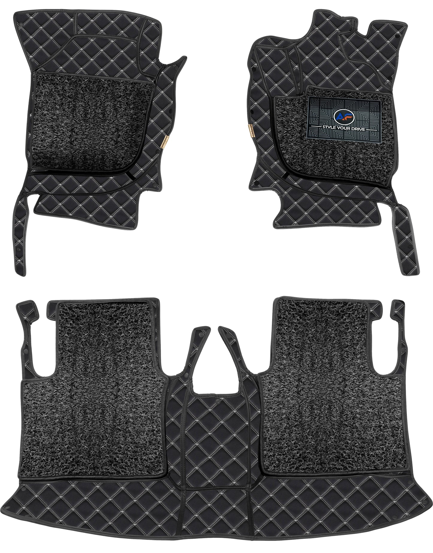 Autofurnish 7D Luxury Custom Fitted Car Mats For KIA Carnival Limousine (7 Seater) Plus 2024