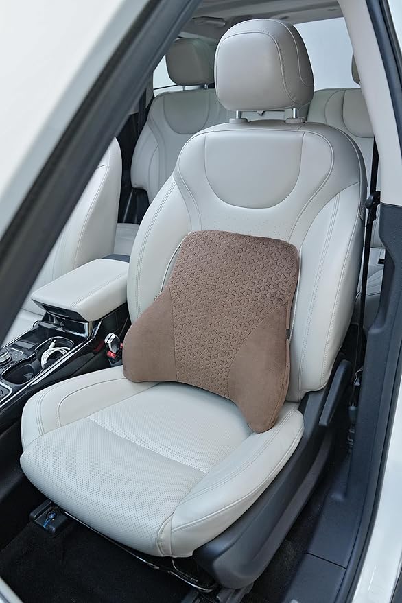 Autofurnish Luxurious Car Backrest (Plush-8871)- One Pc