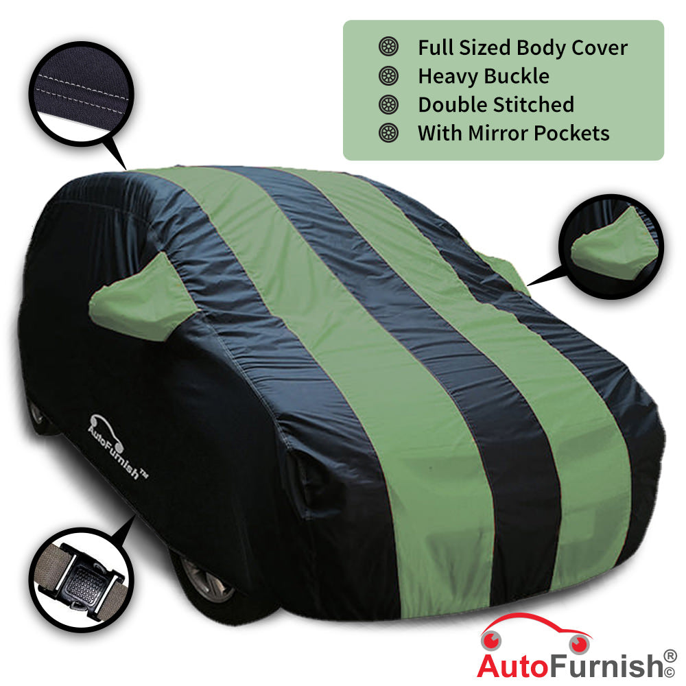 Autofurnish  Stylish Stripe  Car Body Cover for Renault Kiger 2021 (ARC Series)