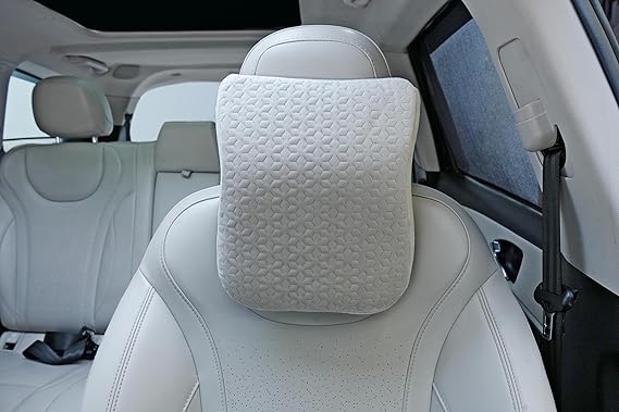 Autofurnish Luxurious Car Pillow Neck Rest (Plush-8883)Ergonomic Support- (1-Pc)