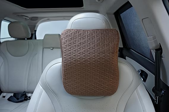 Autofurnish Luxurious Car Pillow Neck Rest (Plush-8883)Ergonomic Support- (1-Pc)