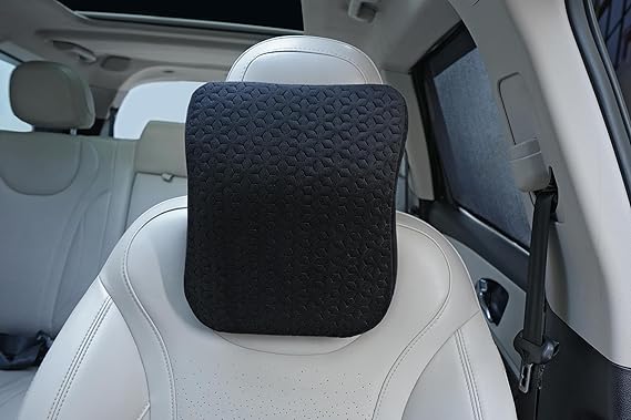 Autofurnish Luxurious Car Pillow Neck Rest (Plush-8883)Ergonomic Support- (1-Pc)