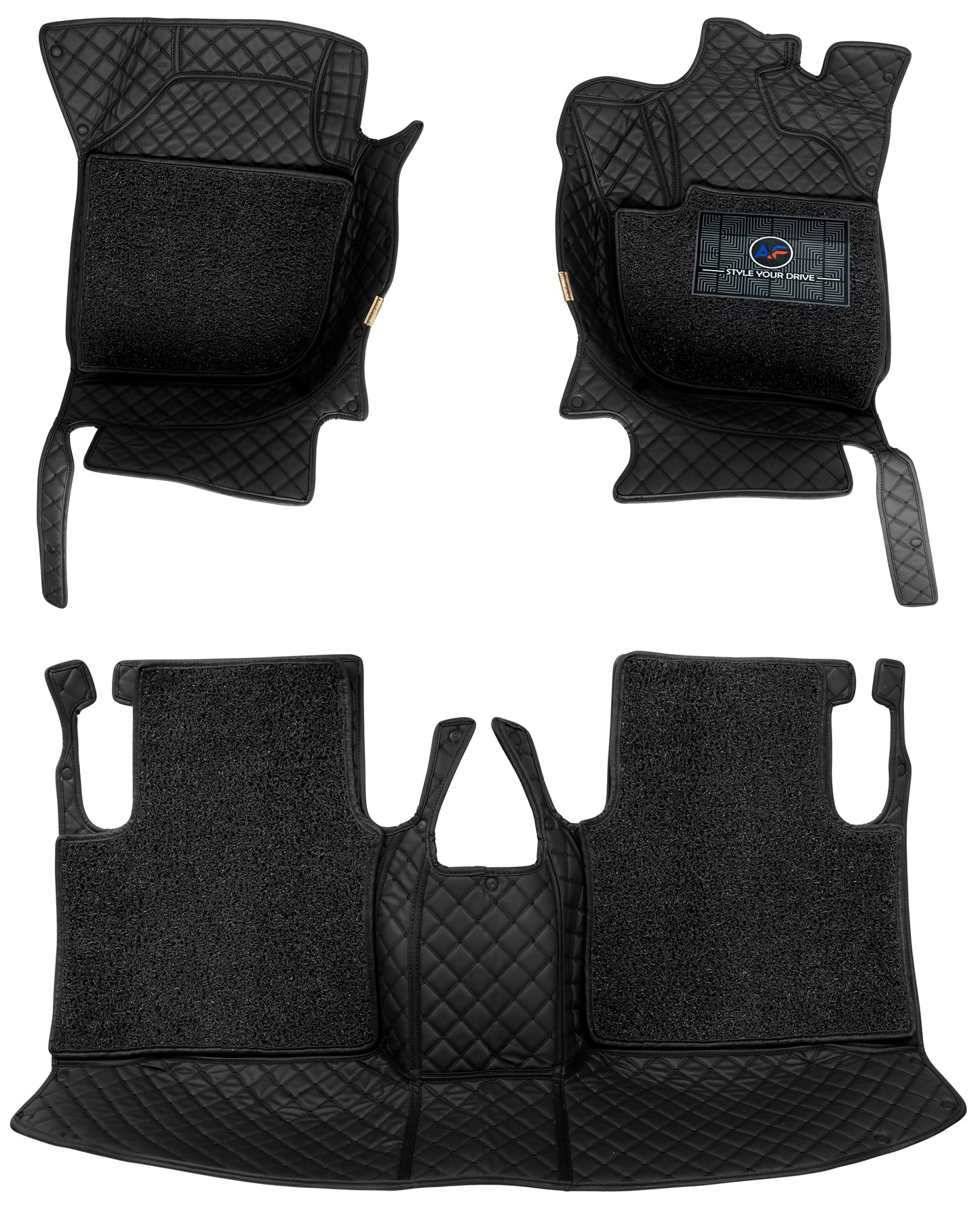 Autofurnish 7D Luxury Custom Fitted Car Mats For KIA Carnival (7 Seater) Limousine Plus 2025