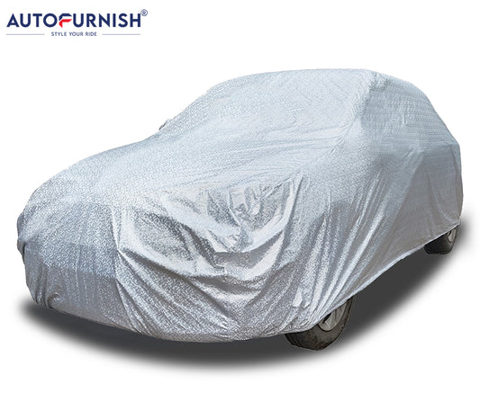 Autofurnish Glaze Waterproof Heat Resistant Car Body Cover for Hyundai Alcazar 2021 - Glaze Silver