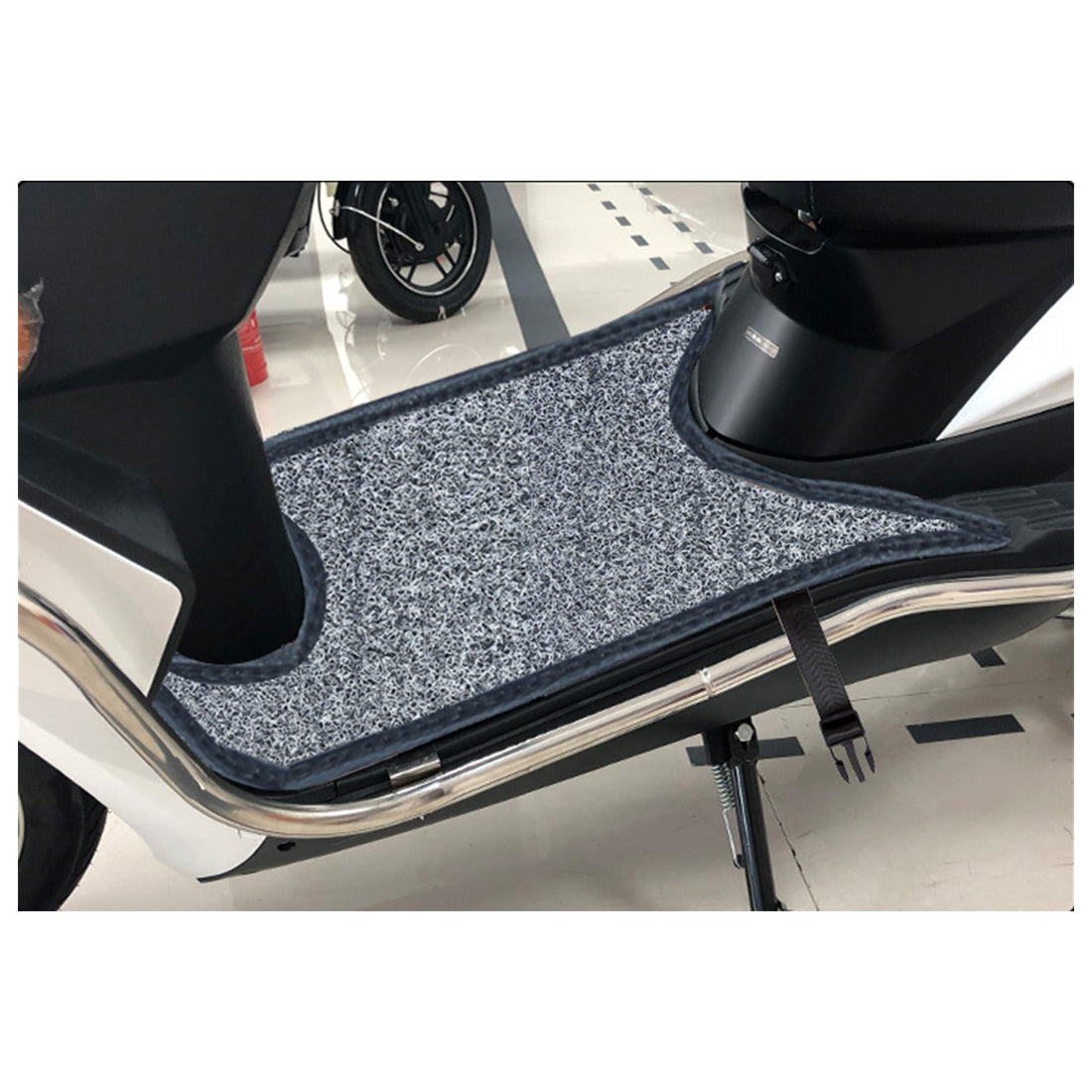 Mototrance Anti Skid Curly Scooter/Scooty Foot Mats for Honda Activa 3G