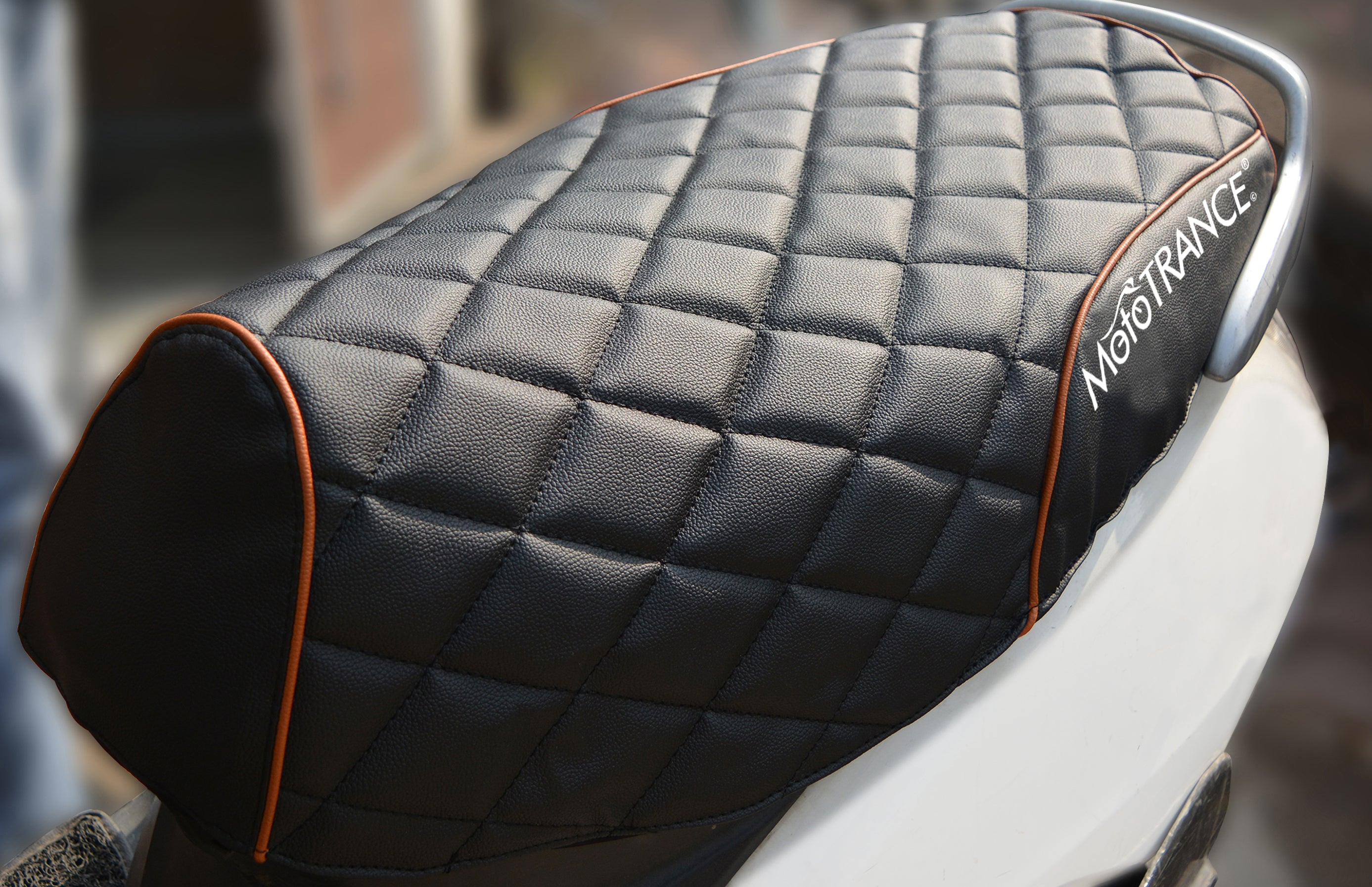 Bike leather seat cover online