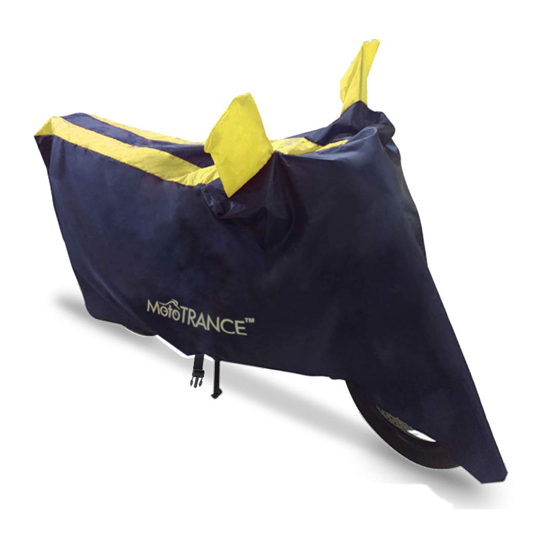 MotoTrance Arc Bike Body Cover For Yamaha Ray ZR - Interlock-Stitched Water and Heat Resistant with Mirror Pockets