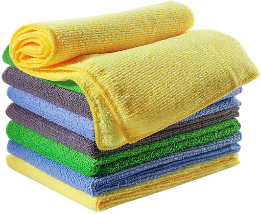 Autofurnish Microfiber Car Cleaning & Polishing Towel Cloth (Multi Color) Multipurpose