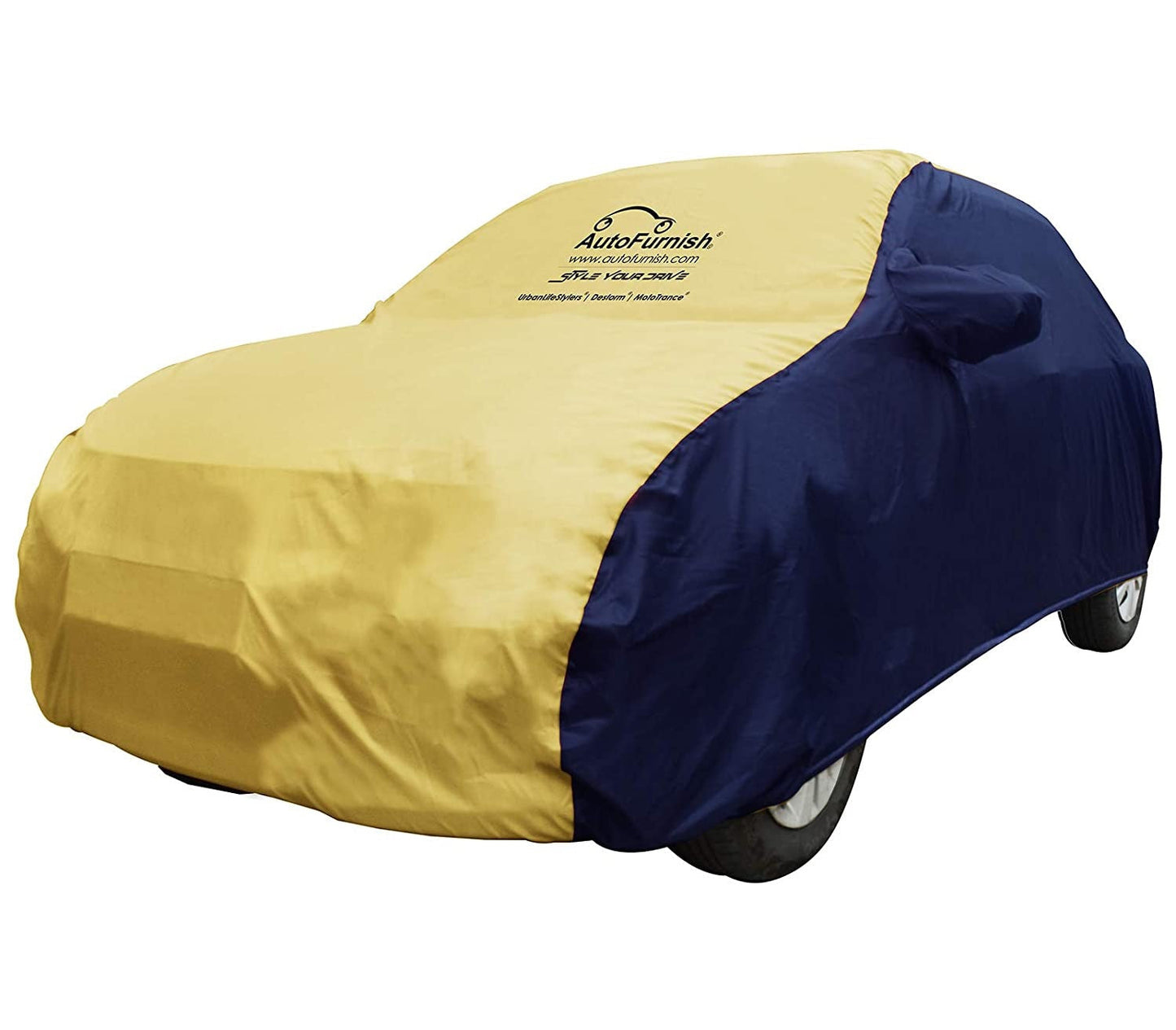 Tata Safari Dicor Car Body Cover, Triple Stitched, Heat & Water Resistant with Side Mirror Pockets (SPORTY Series)