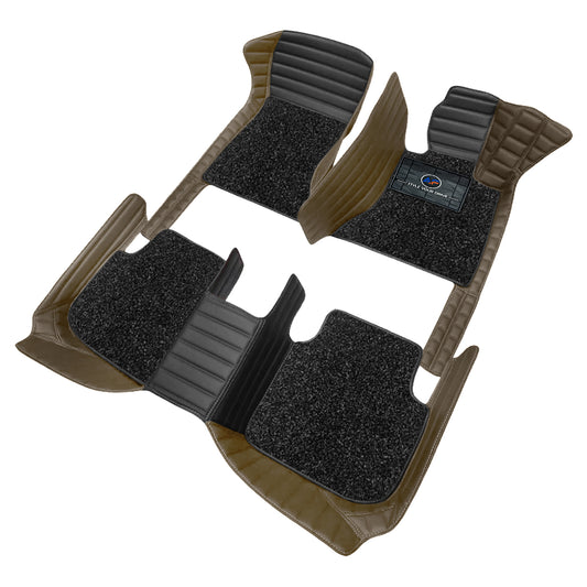 Autofurnish 9D Combination Custom Fitted Car Mats For Maruti Suzuki SX4 - Black SP-Coffee